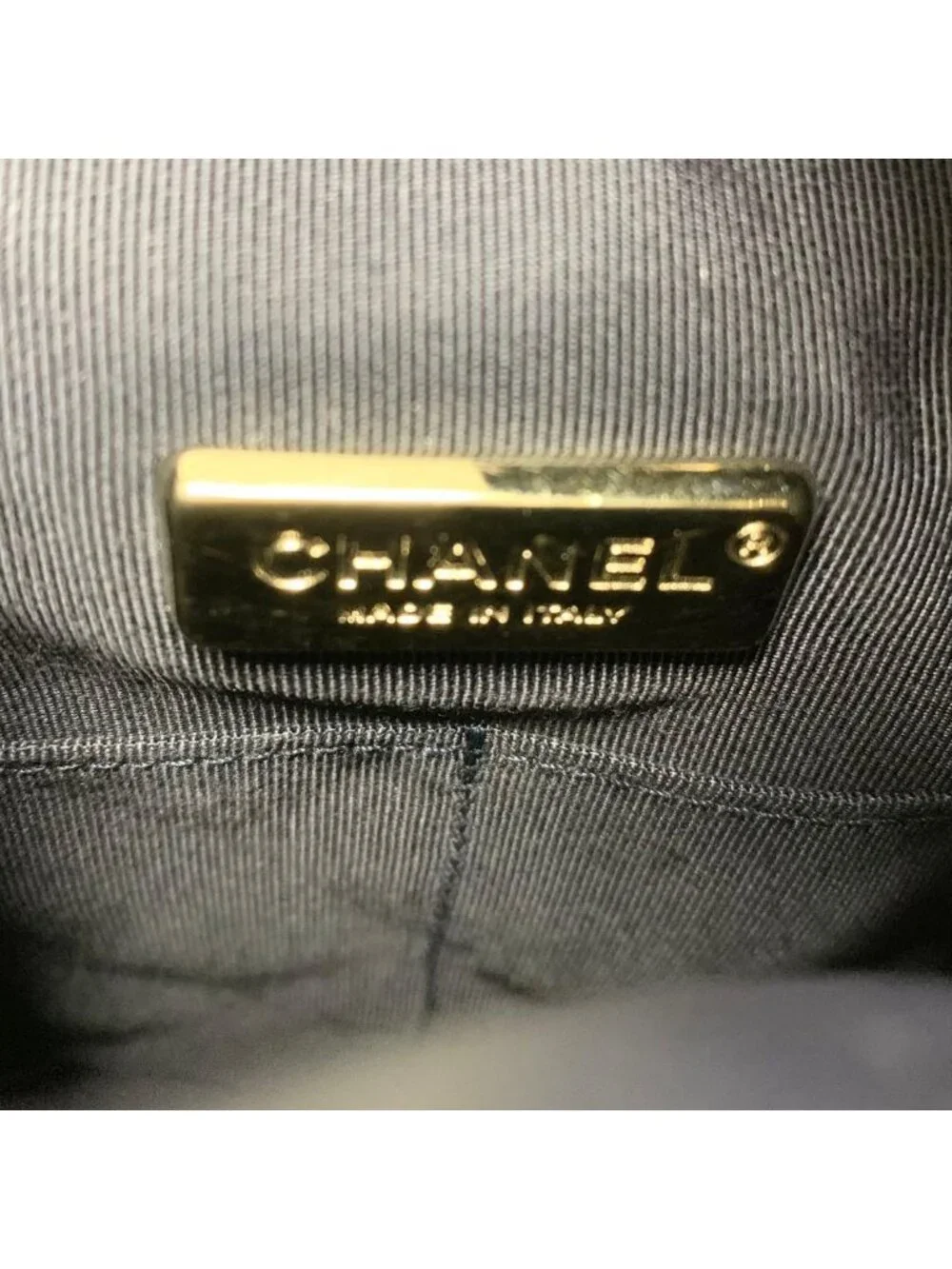 Chanel Lambskin Quilted CC Logo Turnlock Chain Backpack